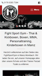 Mobile Screenshot of fightsportgym.de